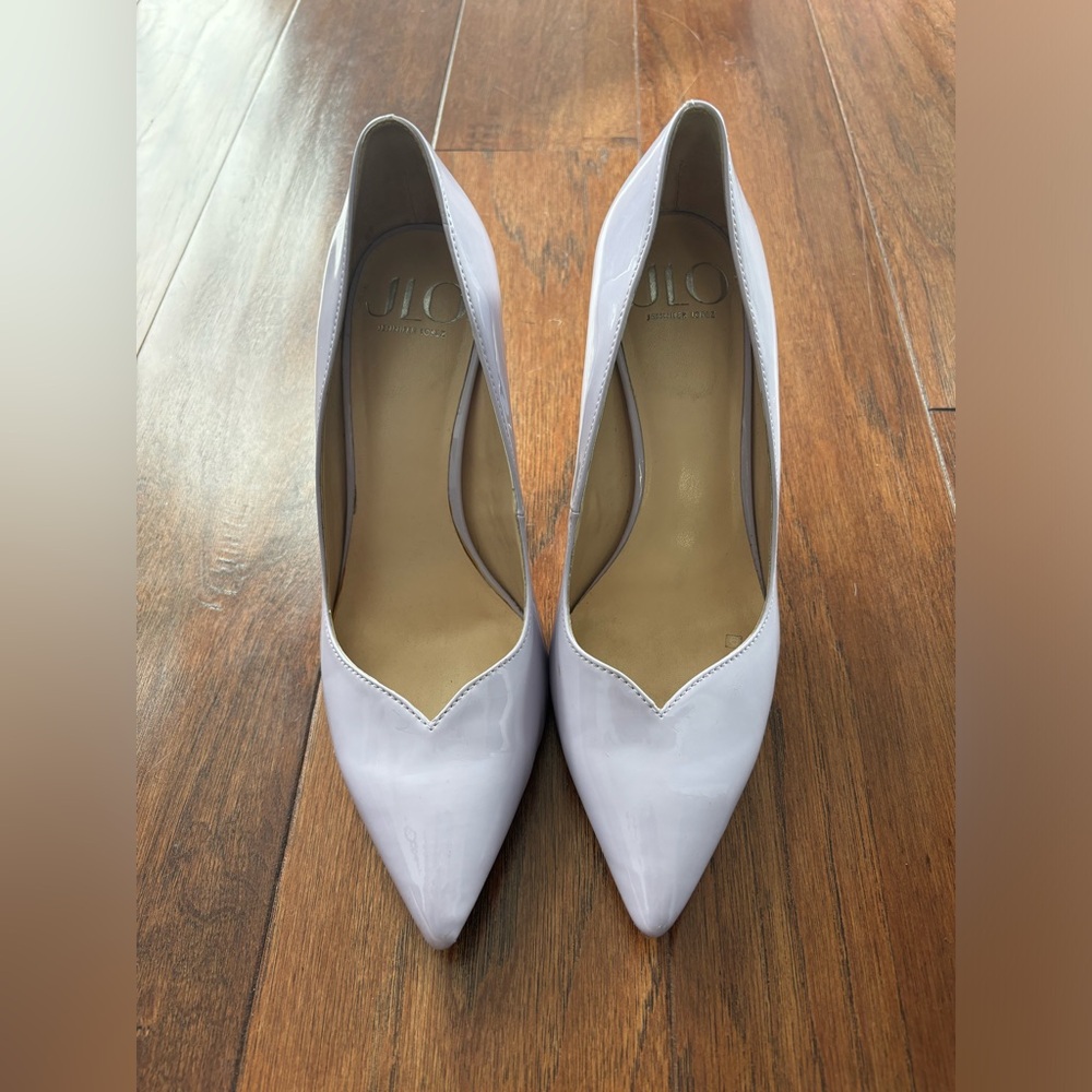 Jennifer Lopez JLo Purple Lavender Platform Heels Size 9 | 4 Inch Pump